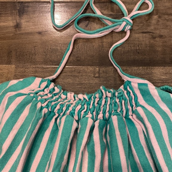 Free people We the Free terry cloth halter top coastal town striped NWT - Picture 4 of 7